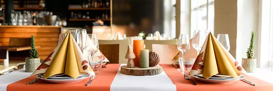 Natur Mandarin - Borddækning