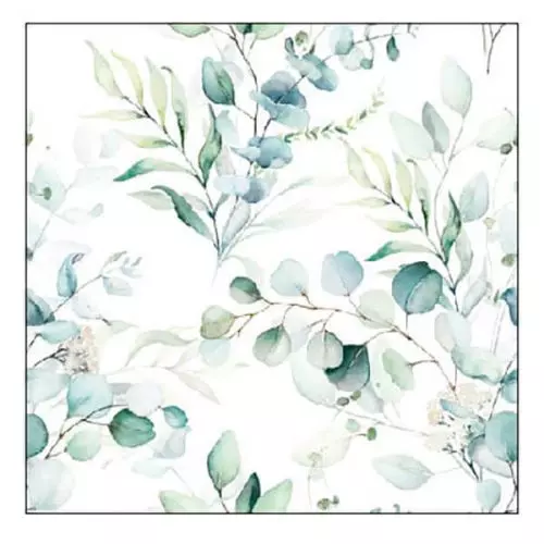 Ambiente kaffeserviet 25x25cm 3-lags 20stk - Eucalyptus All Over