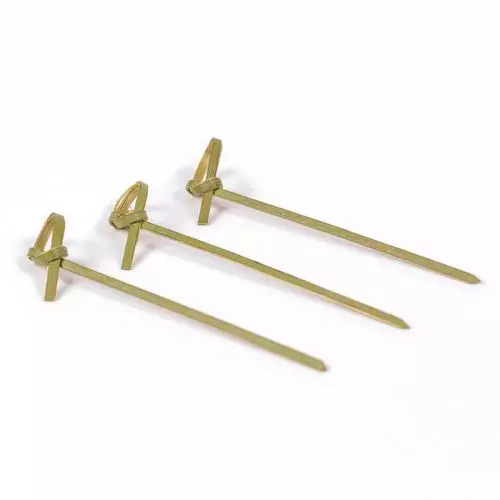 Bambusspyd m/knude 9cm - 250stk