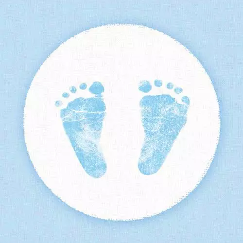 Ambiente 33x33 cm serviet - 20 stk Baby Steps Boy