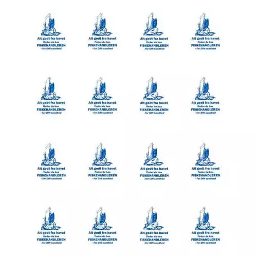 Indpakningspapir 40x50 cm 10 kg - Alt godt fra havet