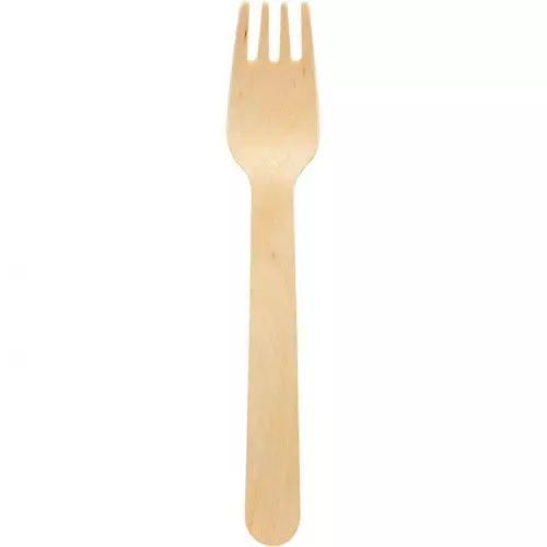 Duni gaffel træ 16cm - 100stk