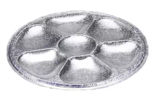 7-rums platter i folie - 70 stk.