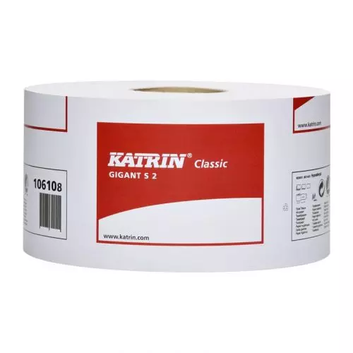 Katrin mini jumbo toiletpapir 2-lags - 12 ruller