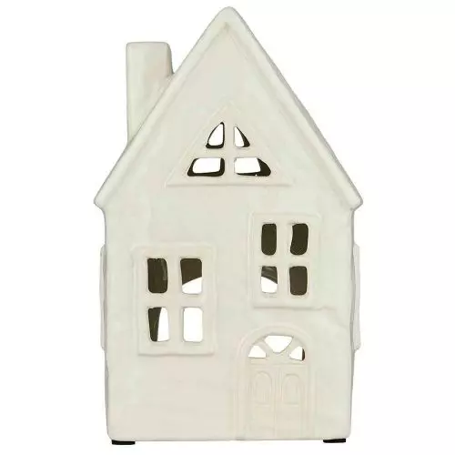 Hus t/fyrfadslys Stillenat buet dør creme