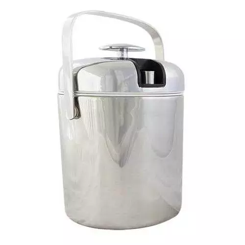 Isspand med låg og tang