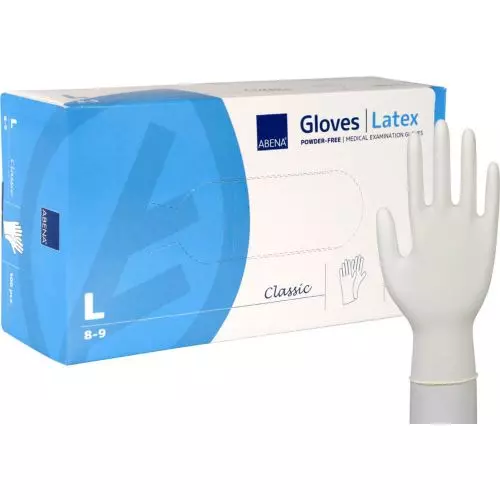 Latexhandsker Pudderfri 100stk - Large