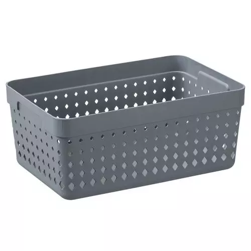 Opbevaringskurv 24x16x10 cm - Grå