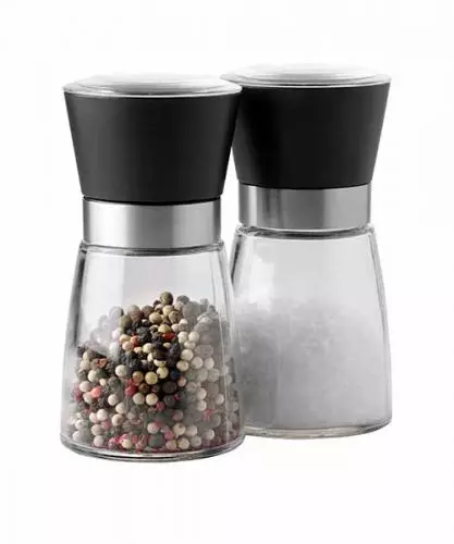 Steel Function salt og pebersæt - Glas