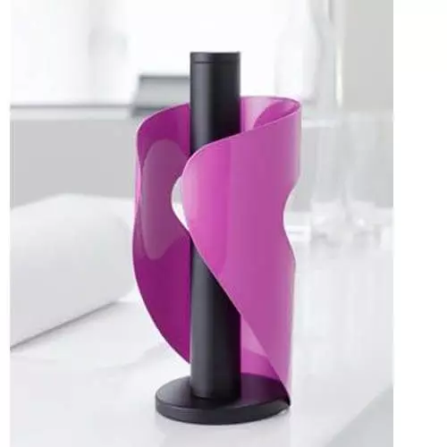 Steel Function køkkenrulle & guldfilmsholder Pink