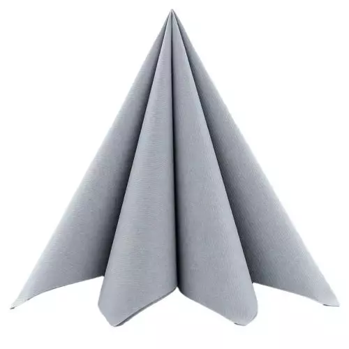 Sovie stofligende serviet 40x40cm - 12stk Grå