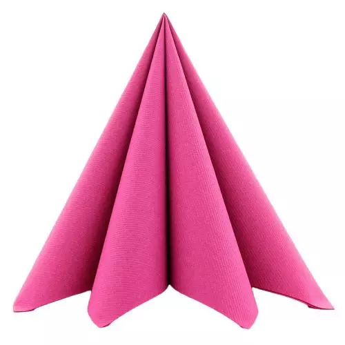 Mank stofligende serviet - 40x40cm - 50stk Violet