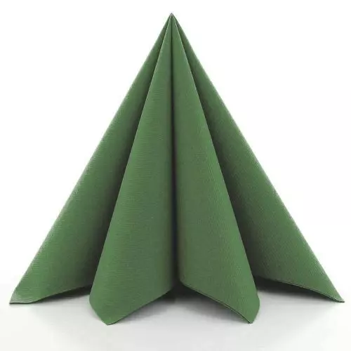 Sovie Stofligende Serviet 40x40cm 12stk – Mørkegrøn