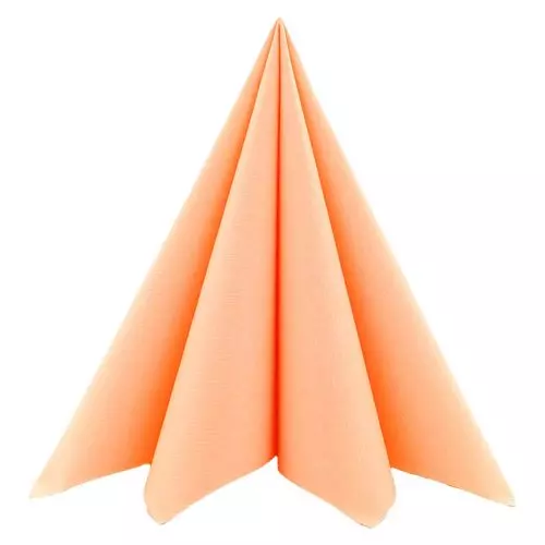 Mank Stofligende Serviet 40x40cm 50stk - Abrikos