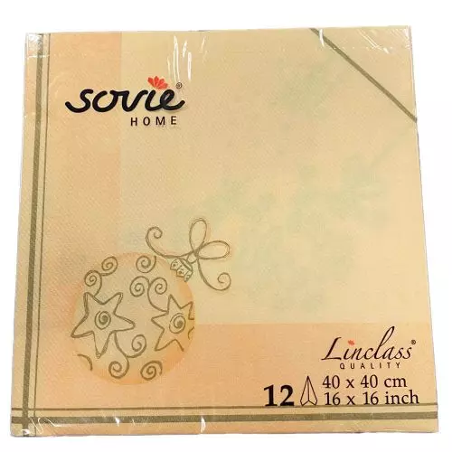 Sovie Stoflignende Serviet 40x40cm 12stk - Tiffany