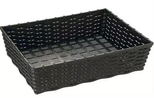 Brødkurv 40x30x10cm sort