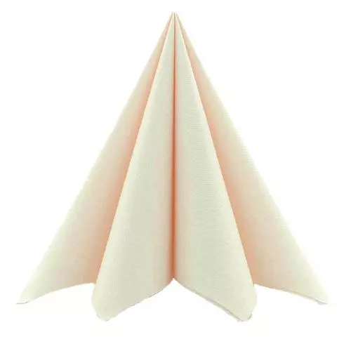 Mank Stofligende Serviet 40x40cm 50stk - Creme