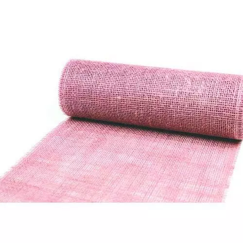 Decojute bordløber 5m x 30cm - Rosa