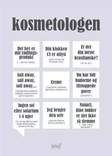 Dialægt kort - Kosmetologen