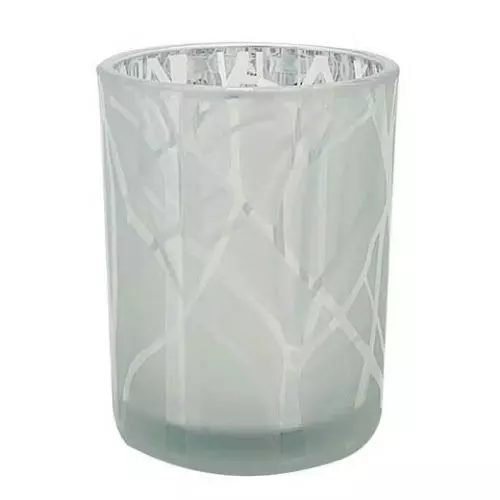 Duni Shimmer fyrfadsstage - Sølv