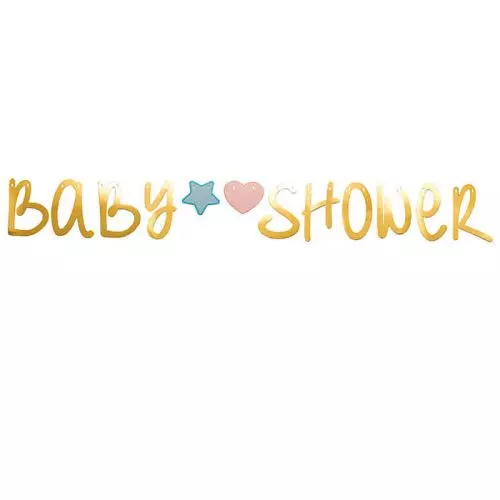 Guirlande Babyshower Guld