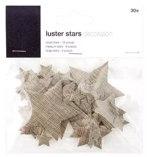 Stjerner 30stk - Brun