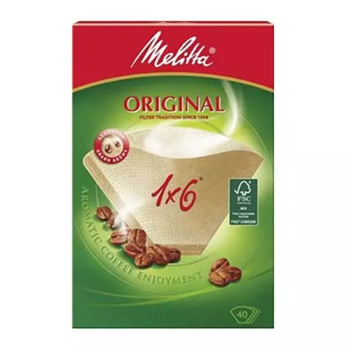 Kaffefilter Melitta 1x6 - 40stk