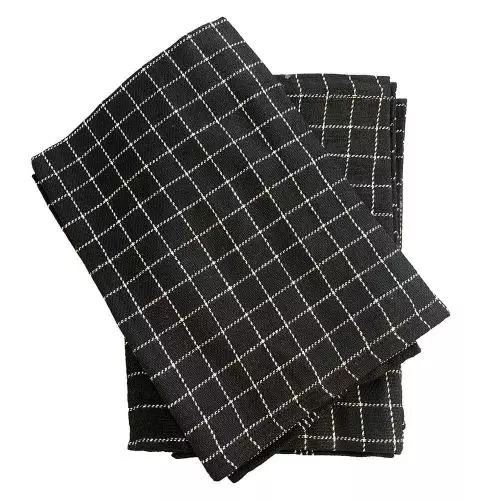 Kokkeviskestykker Sort - 4stk