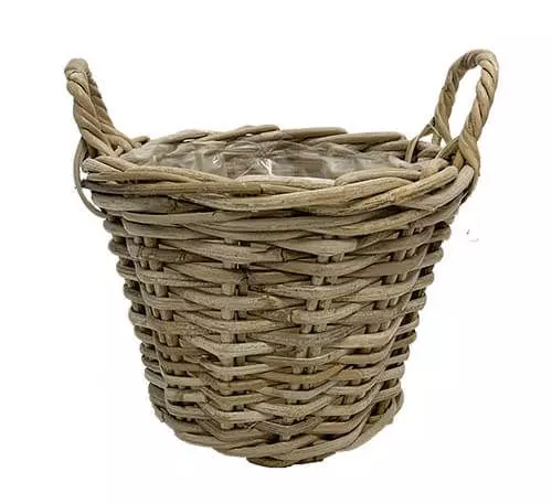 Kurv m/plastindlæg Ø30cm