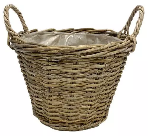 Kurv m/plastindlæg Ø33cm