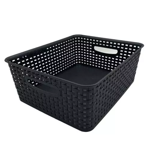 Kurv Rattan 10L - Sort