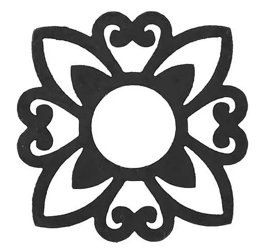 Lysmanchet blomst - sort