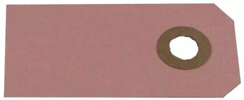 Manilla - 50 stk - lyserød 8x4 cm