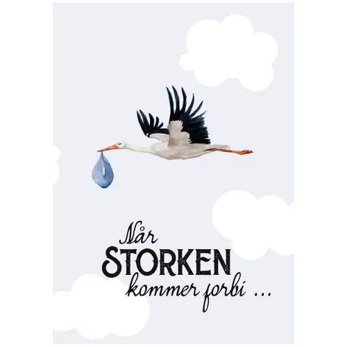 Når storken kommer forbi Lyseblå – A5