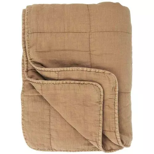 Ib Laursen Quilt Tæppe - Cognac