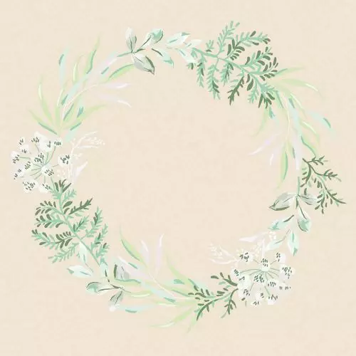 Mank Stofligende Middagsserviet 50stk - Alea