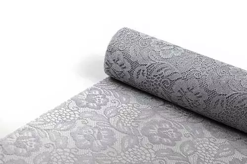 Sizolace Rose 30cm x 5m - Sølv