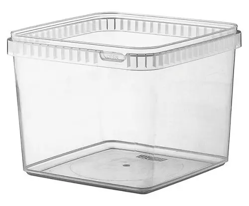 Stabelbar opbevaringsboks i plast 5L