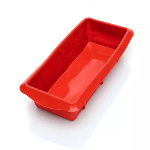 Silikone Brødform 26x10x7cm rød