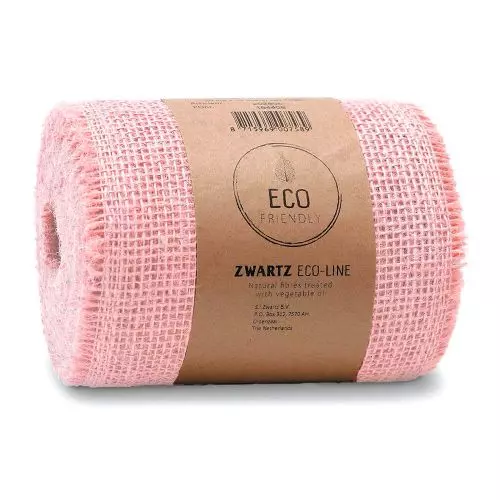 Decojute bordløber 15cm x 10m - Lyserød