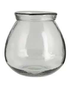 Vase m/stor åbning mundblæst