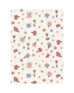 Gavepapir efterårsblomster 5 m/rulle