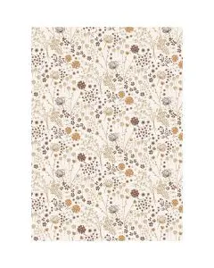 Gavepapir efterårsblomster 5 m/rulle