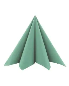 Mank Stofligende Middagsserviet 50stk - Eukalyptus