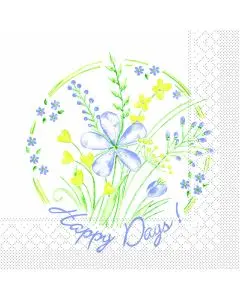 Mank 33x33 3-lags 100stk - Happy Days