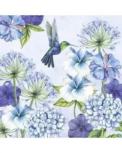 Ambiente Frokostserviet 3-lags 20stk - Hummingbird