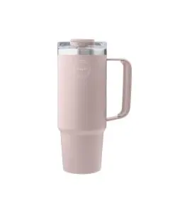 AYA&IDA Thermokop m.sugerør 885ml - Soft Rose