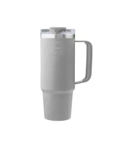 AYA&IDA Thermokop m.sugerør 885ml - Light Grey