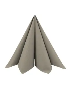 Dunilin Stofligende Middagsserviet 45stk - Greige