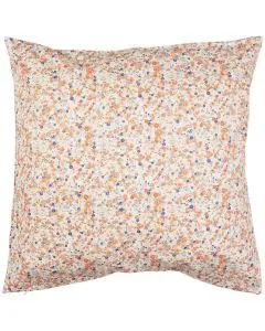 Pudebetræk Anette m/orange og blå blomster